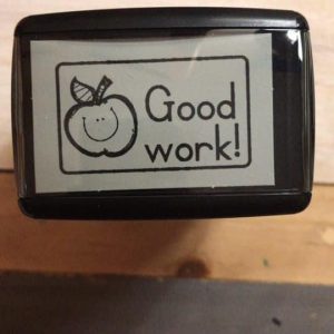 Good work! 24mmx41mm self inking stamp
