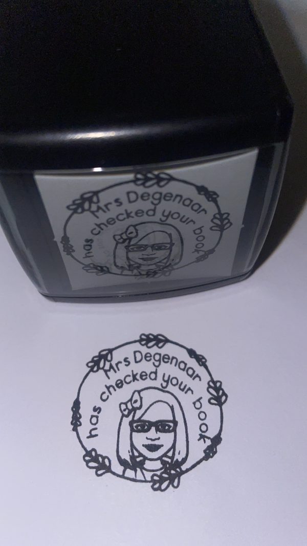 Bitmoji - 32mmx32mm self inking stamp - Image 5