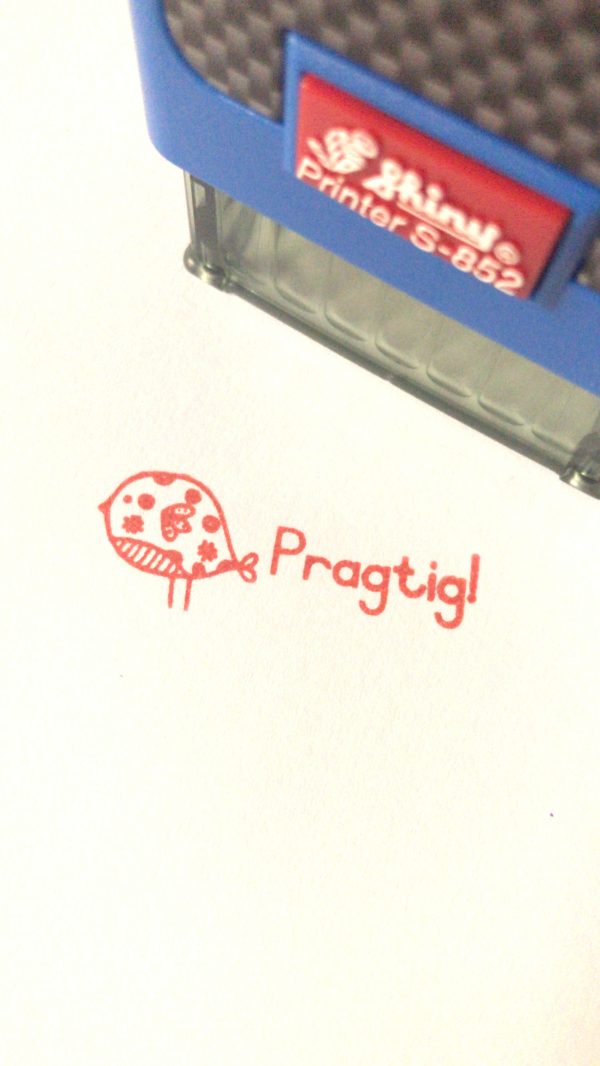 Bird - 14mmx38mm self inking stamp
