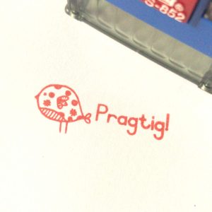 Bird - 14mmx38mm self inking stamp