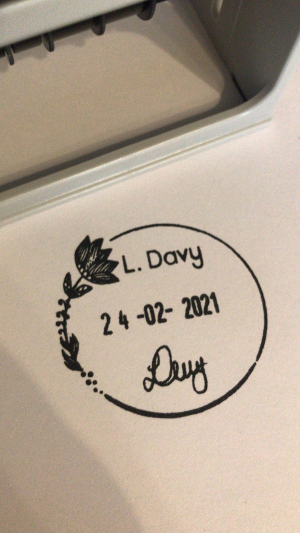 Flower frame - 42mmx42mm dater