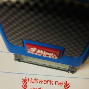 Huiswerk nie gedoen nie - 14mmx38mm self inking stamp