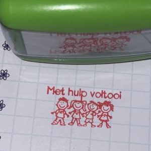 Met hulp voltooi - 14mmx38mm self inking