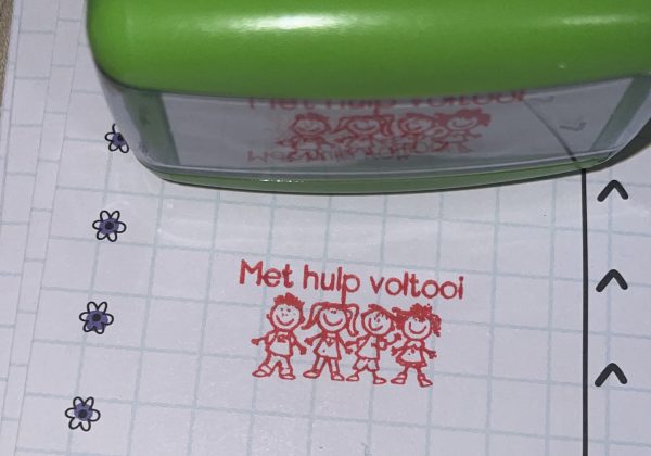 Met hulp voltooi - 14mmx38mm self inking