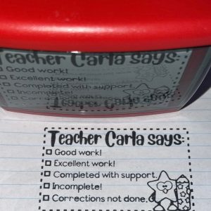 33mmx56mm self inking stamp - Checklist