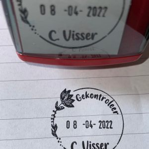 32mmx32mm dater stamp