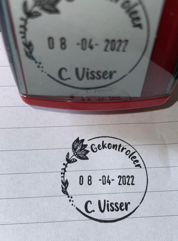 32mmx32mm dater stamp