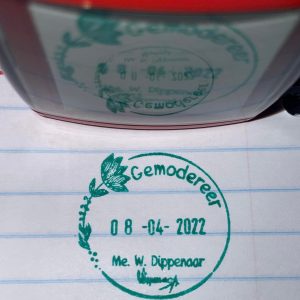 32mmx32mm dater stamp