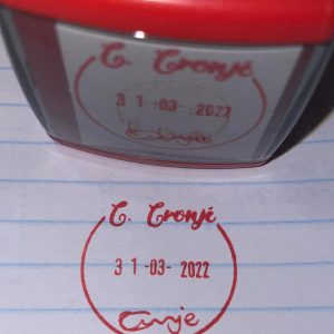 32mmx32mm dater stamp