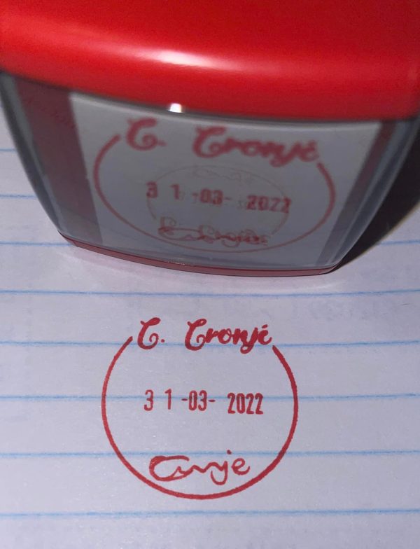 32mmx32mm dater stamp