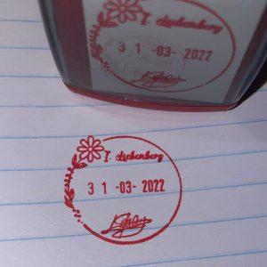 32mmx32mm dater stamp