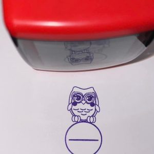 Owl marks stamp -32mmx32mm self inking
