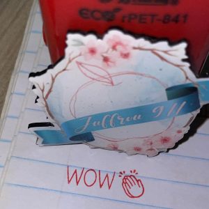 10mmx26mm self inking stamp - wow