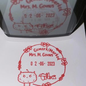 42mmx42mm dater stamp