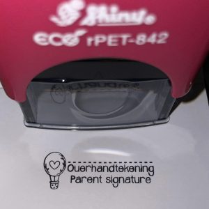 Ouerhandtekening 14mmx38mm self inking