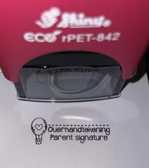 Ouerhandtekening 14mmx38mm self inking