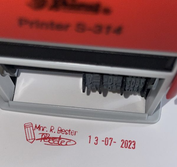 10mmx45mm adjustable date stamp (ONLY SHORT WORDING)
