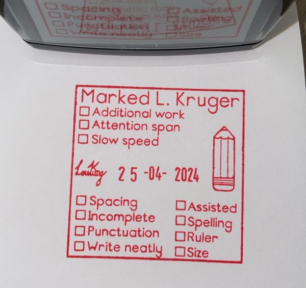 42mmx42mm adjustable date stamp (SHORT WORDING ONLY)