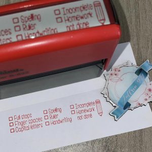 75mmx15mm self inking stamp