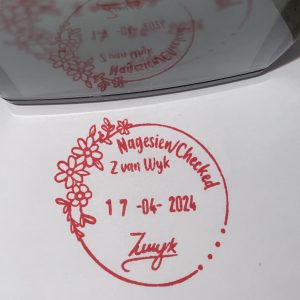42mmx42mm adjustable date stamp - Flower
