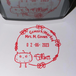 42mmx42mm adjustable date stamp