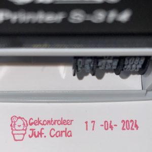 S314 10mmx45mm adjustable date stamp - Cactus (ONLY SHORT WORDING)