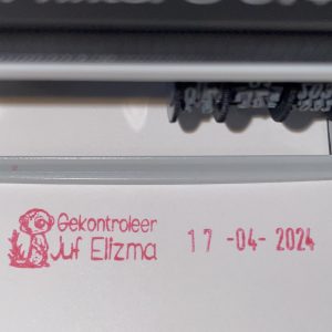 S314 10mmx45mm adjustable date stamp - Meerkat (ONLY SHORT WORDING)