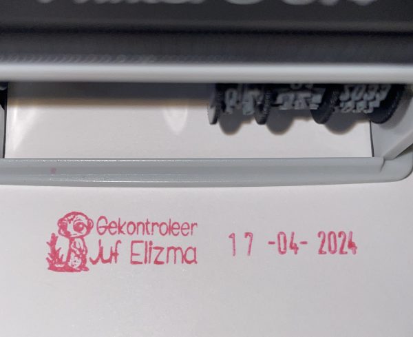 S314 10mmx45mm adjustable date stamp - Meerkat (ONLY SHORT WORDING)