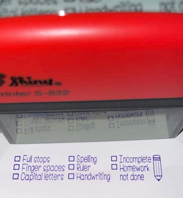 75mmx15mm self inking stamp - Image 2