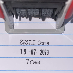 S302 18mmx25mm adjustable date stamp (Short wording only – Text size above date 5mm/Text size beneath date 5mm)