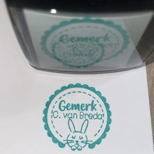 32mmx32mm self inking stamp