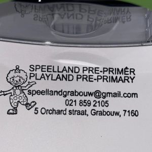 22mmx58mm self inking stamp - Logo and wording