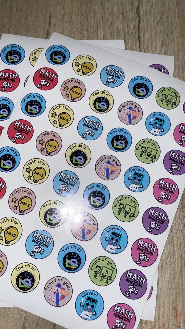 A5 vinyl sticker page – Size of stickers 21mm (48 stickers) - Image 2