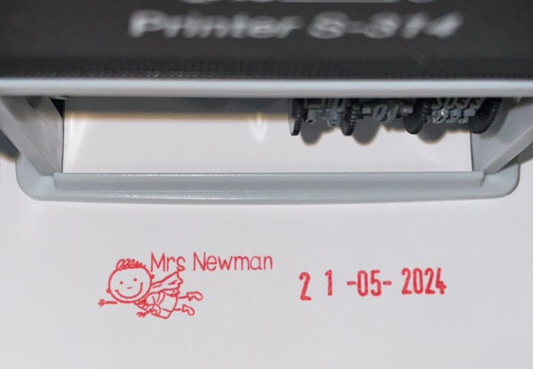 10mmx45mm adjustable date stamp