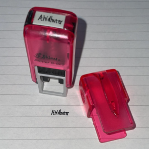 12mmx6mm signature stamp - self inking