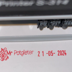 10mmx45mm adjustable date stamp