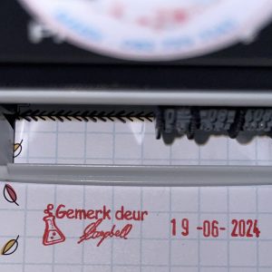 Science - 10mmx45mm adjustable date stamp