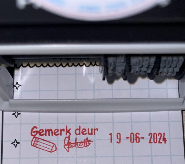 Pencil - 10mmx45mm adjustable date stamp - Image 2