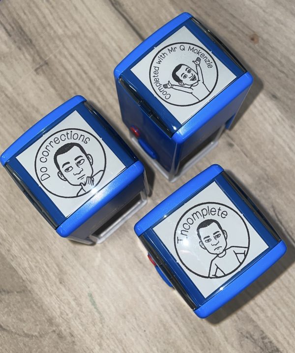 BITMOJI - 32mmx32mm self inking stamp - Image 2