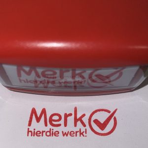 Merk - 14mmx38mm self inking
