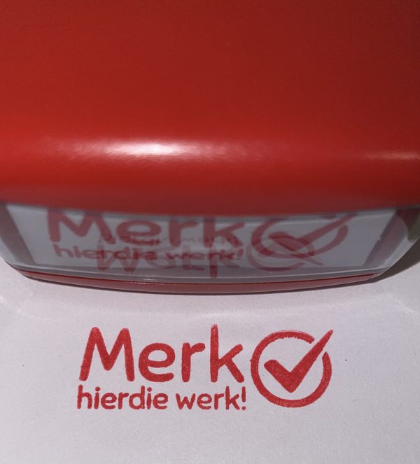 Merk - 14mmx38mm self inking