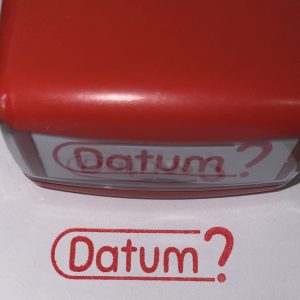 Datum? - 14mmx38mm self inking