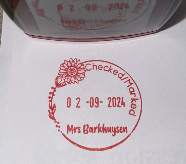 32mmx32mm adjustable date stamp - Sunflower