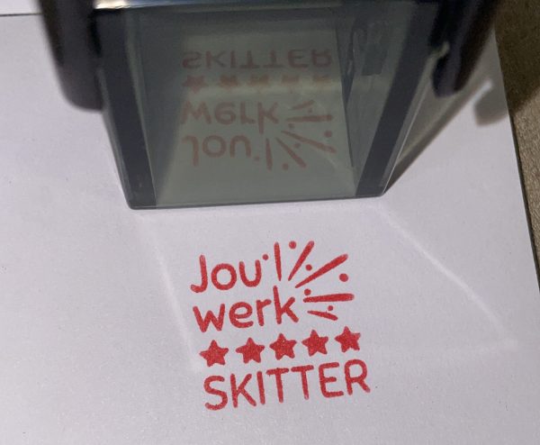 2cmx2cm self inking - Stars