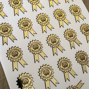 Principal award stickers - Gold
