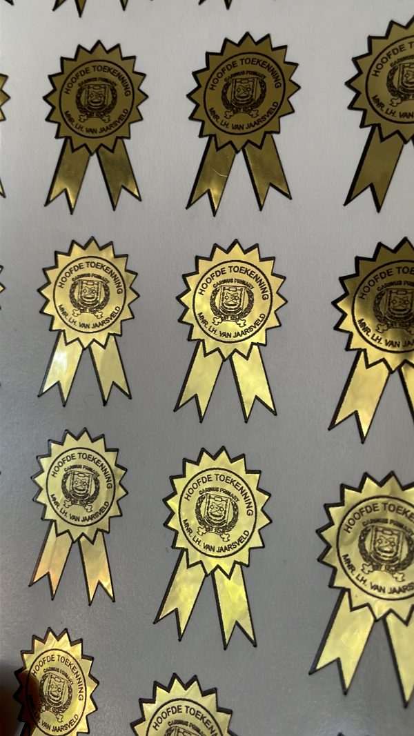 Principal award stickers - Gold - Image 2