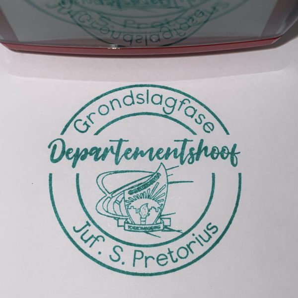 42mmx42mm Departmental Head School stamp