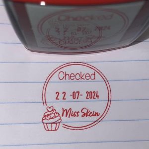 32mmx32mm adjustable date stamps - Cupcake