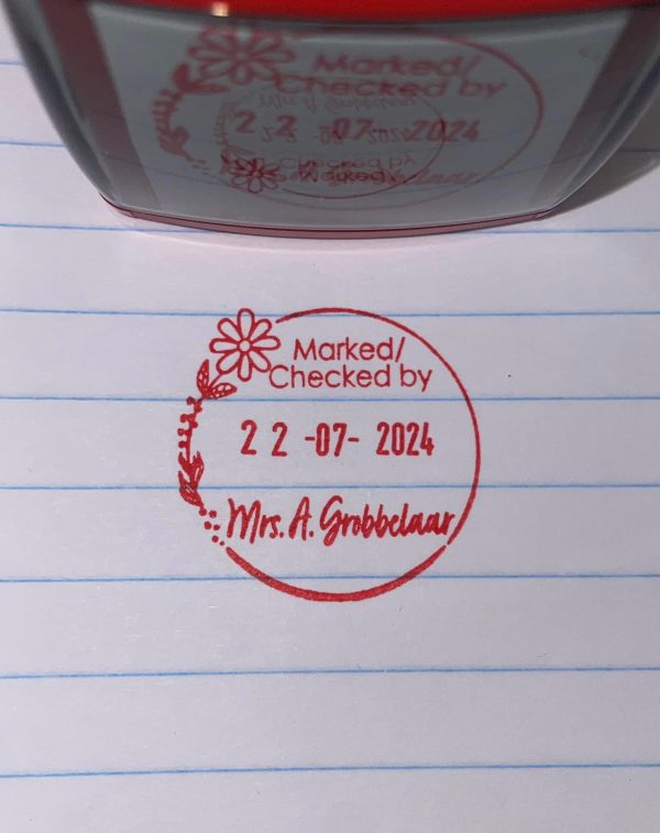 32mmx32mm adjustable date stamps - Flower