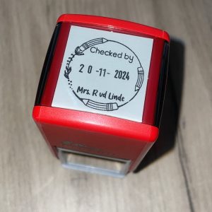 Pencil 32mmx32mm adjustable date stamp